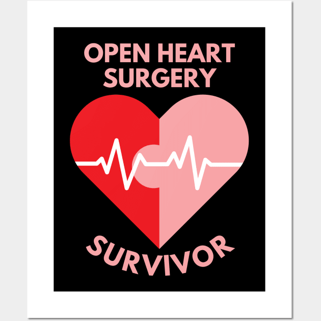 Open Heart Surgery Survivor Wall Art by MtWoodson